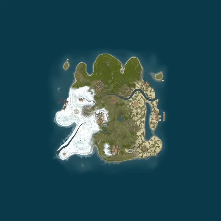 Map of A Rust Server
