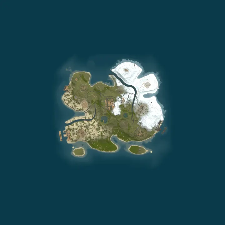 Map of 4Netplayers Rust Server