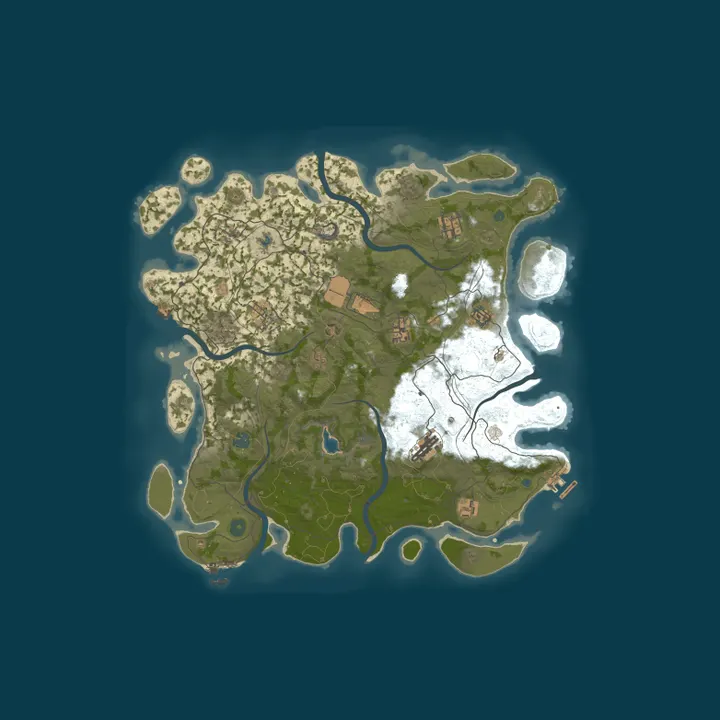 Map of Rusty Bucket Test