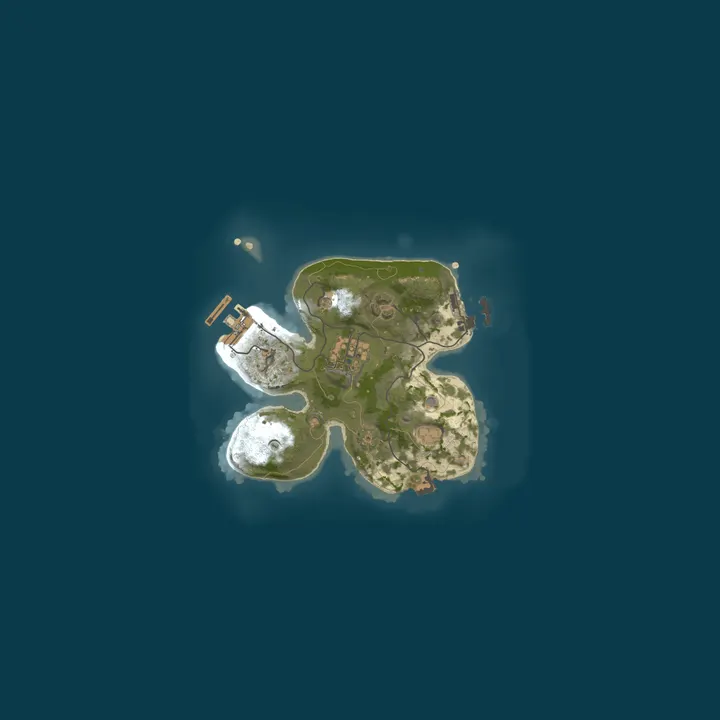 Map of Bardz Rust | Norway | Small Map