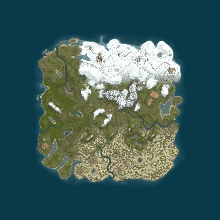Map of My Untitled Rust Server