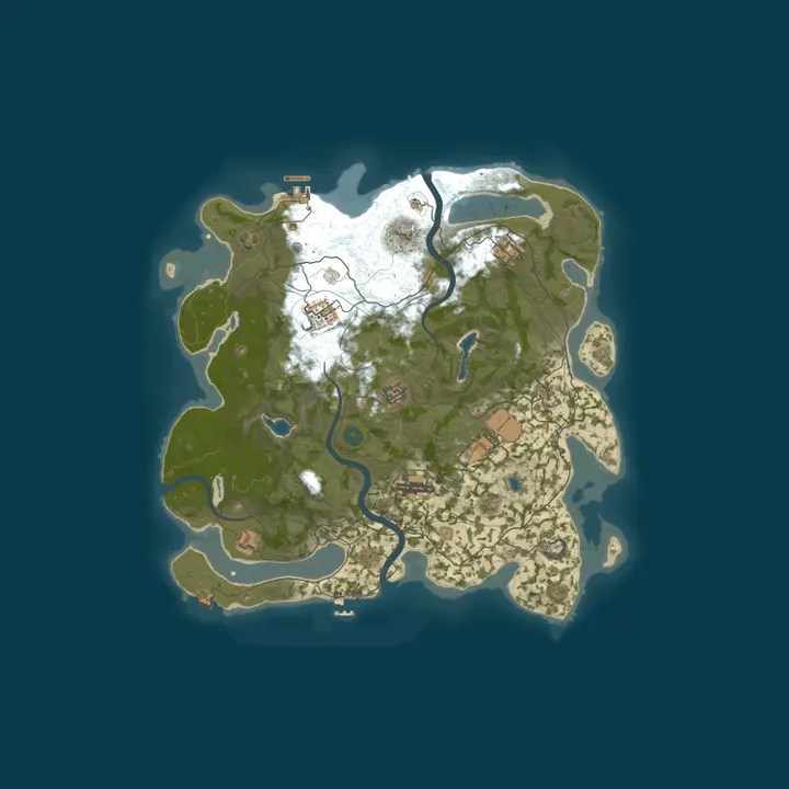 Map of SCAVENGERSHAVEN.NET 3x [Loot+|MyMini|Shop|Kits]