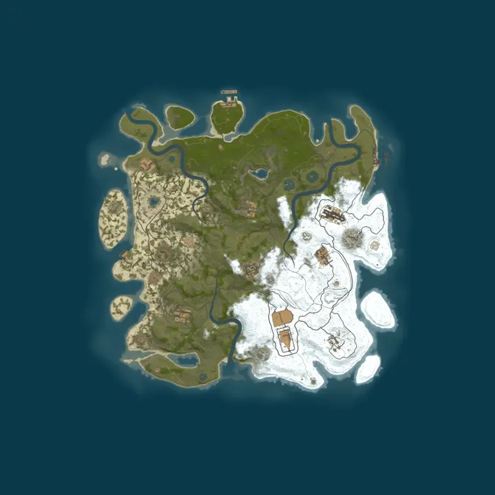 Map of Cutieville Hybrid PVP | PVE 3X