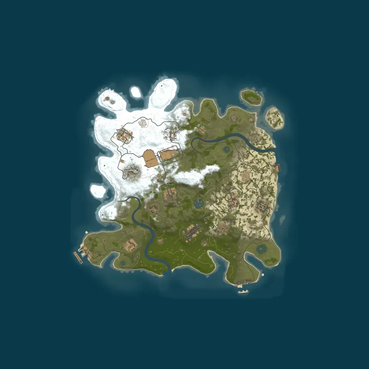 Map of EclipseRust 3X Solo/Duo | LOOT+ | JUST WIPED
