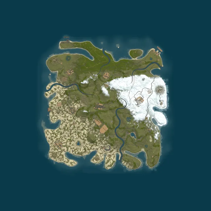 Map of ZLOY RUST 2x | ДЛЯ НОВИЧКОВ | RaidBases | Wipe 12.10