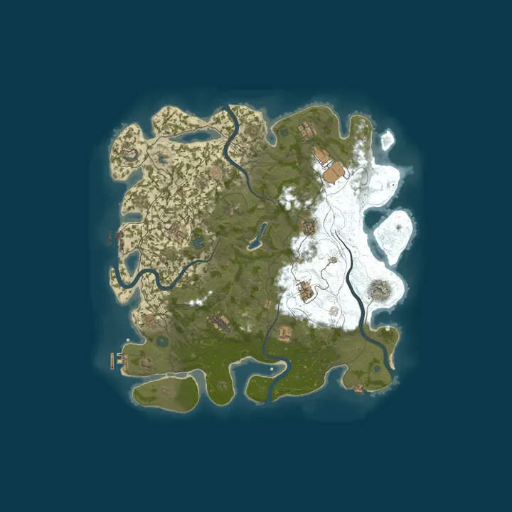 Map of ZLOY RUST 2x | ДЛЯ НОВИЧКОВ | RaidBases | Wipe 13.10