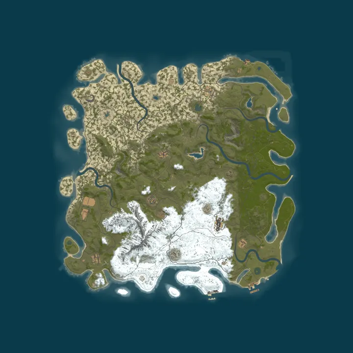 Map of Oclan town